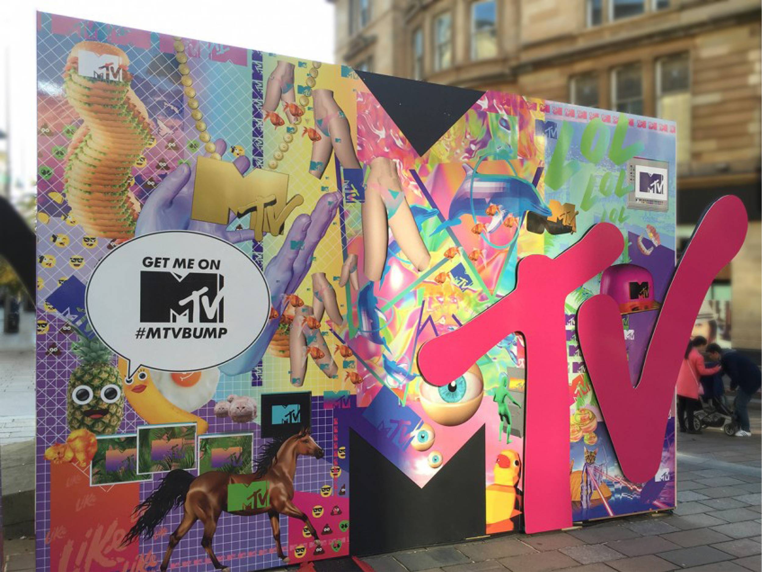 environmental branding installation